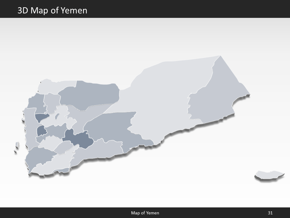 powerpoint map yemen