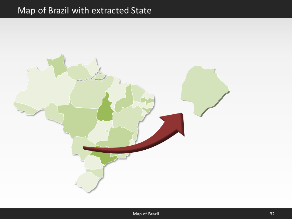 powerpoint map brazil