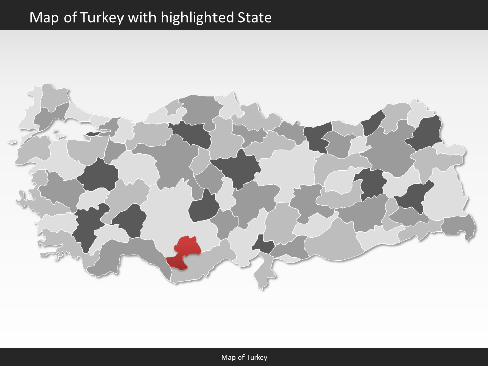 powerpoint map turkey