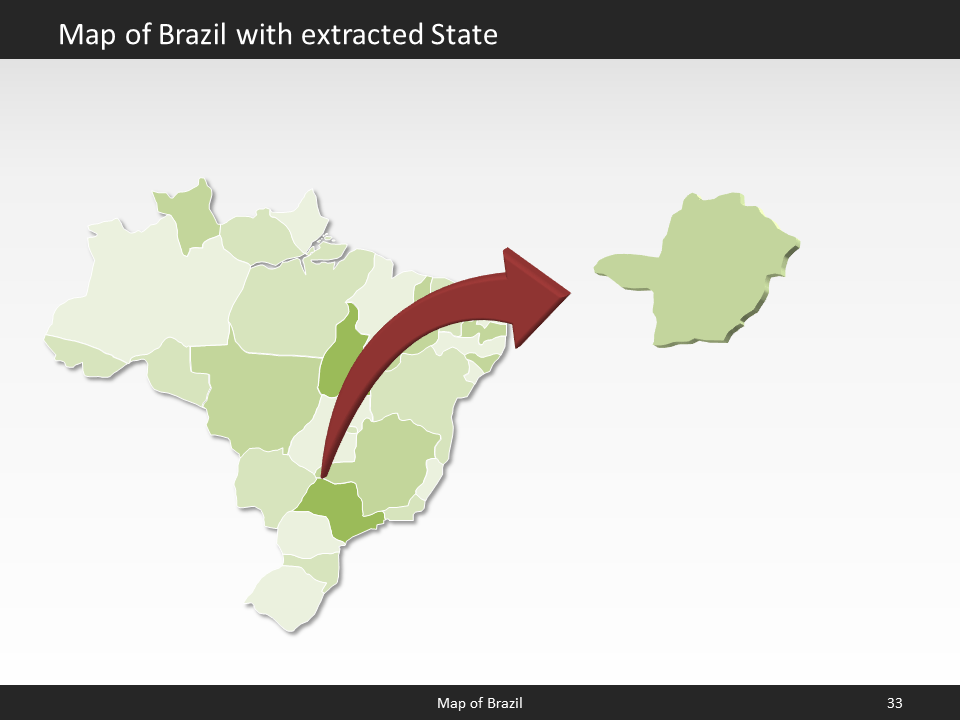powerpoint map brazil