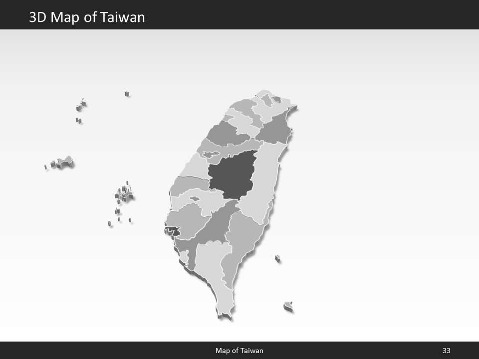 powerpoint map taiwan