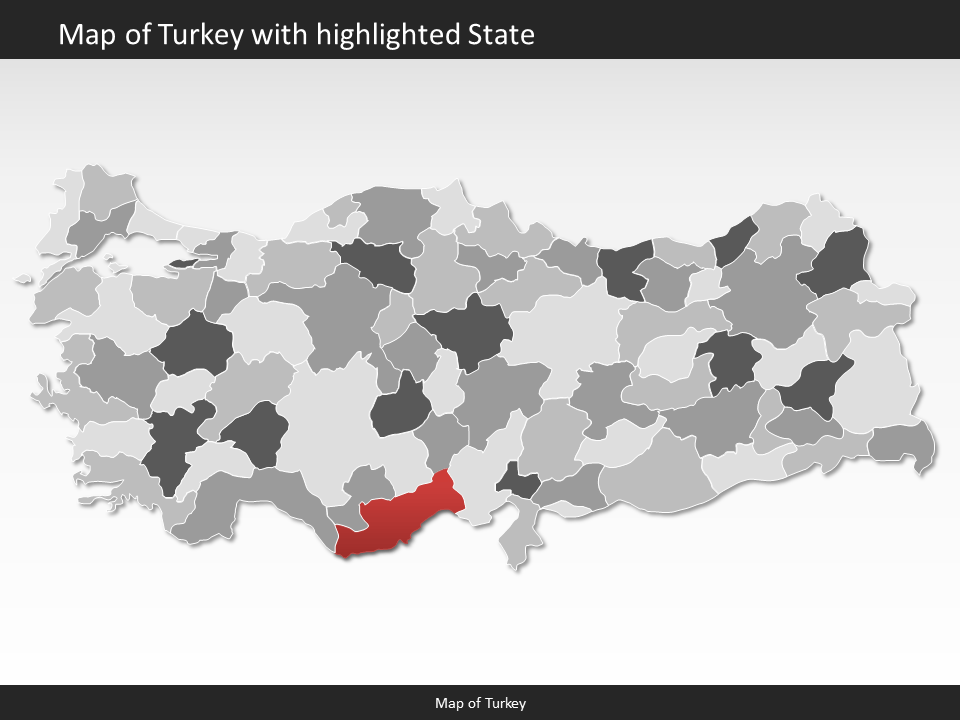 powerpoint map turkey
