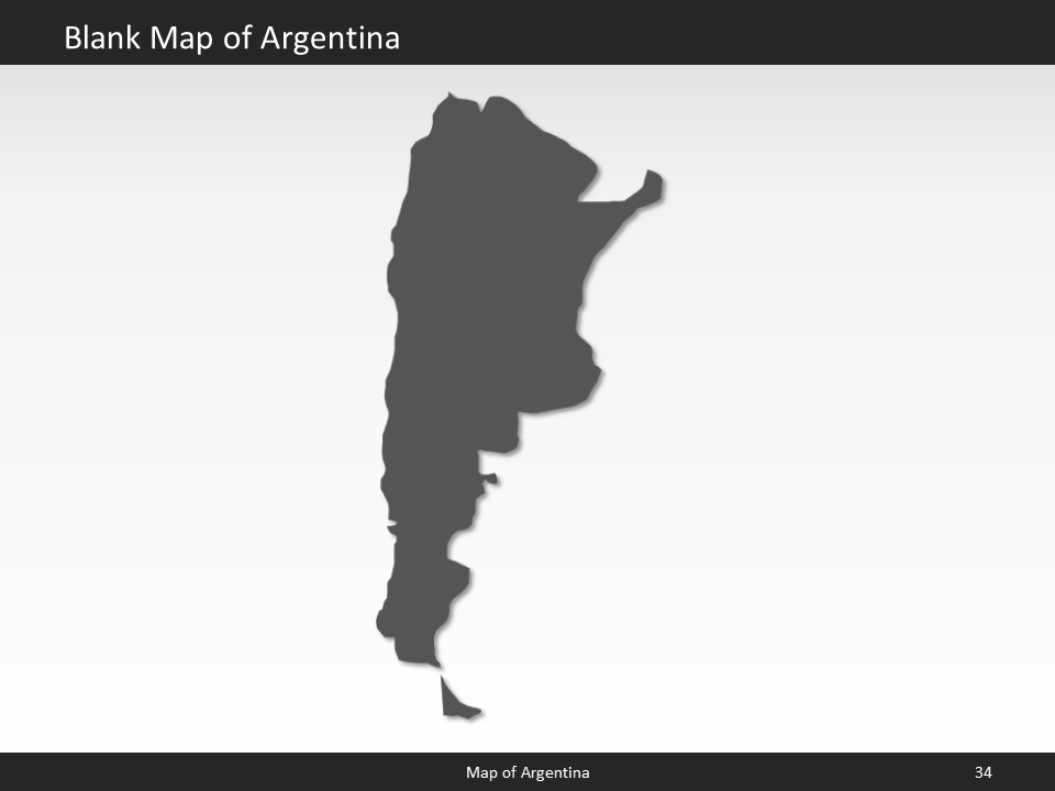powerpoint map argentina
