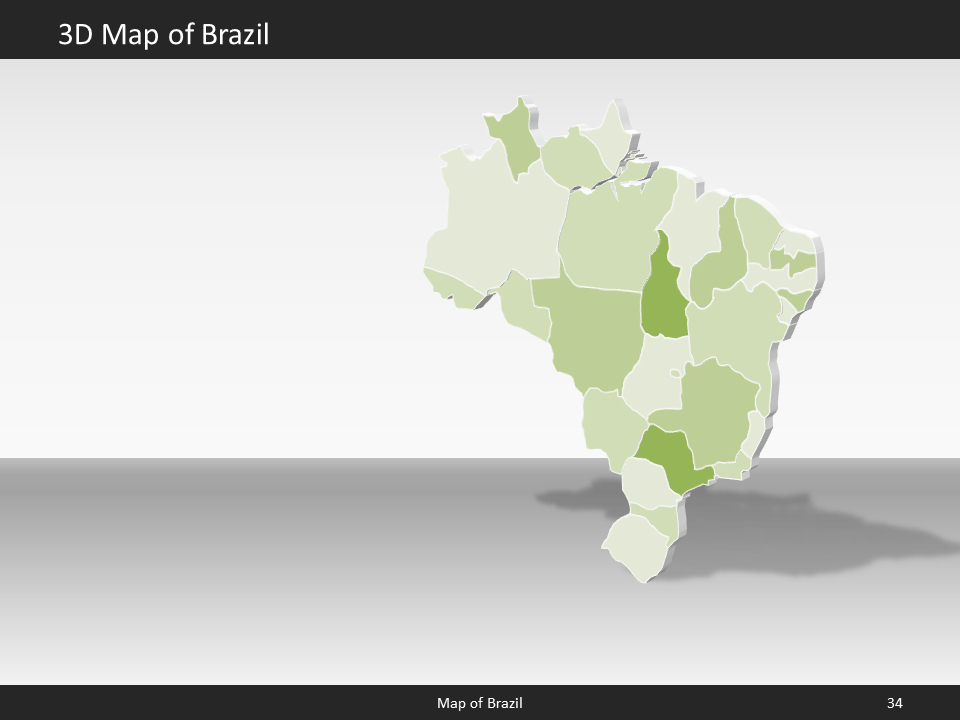 powerpoint map brazil
