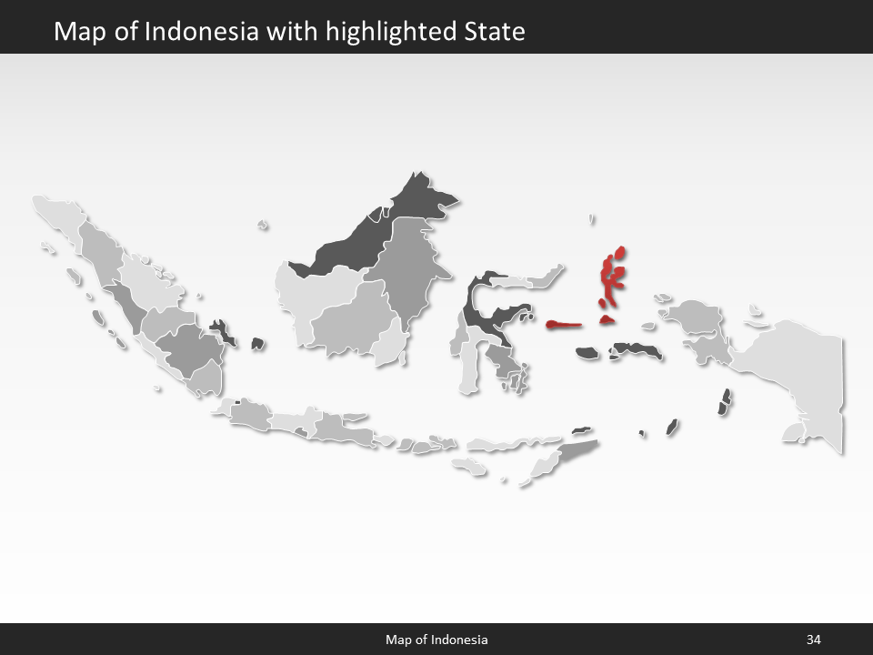 powerpoint map indonesia