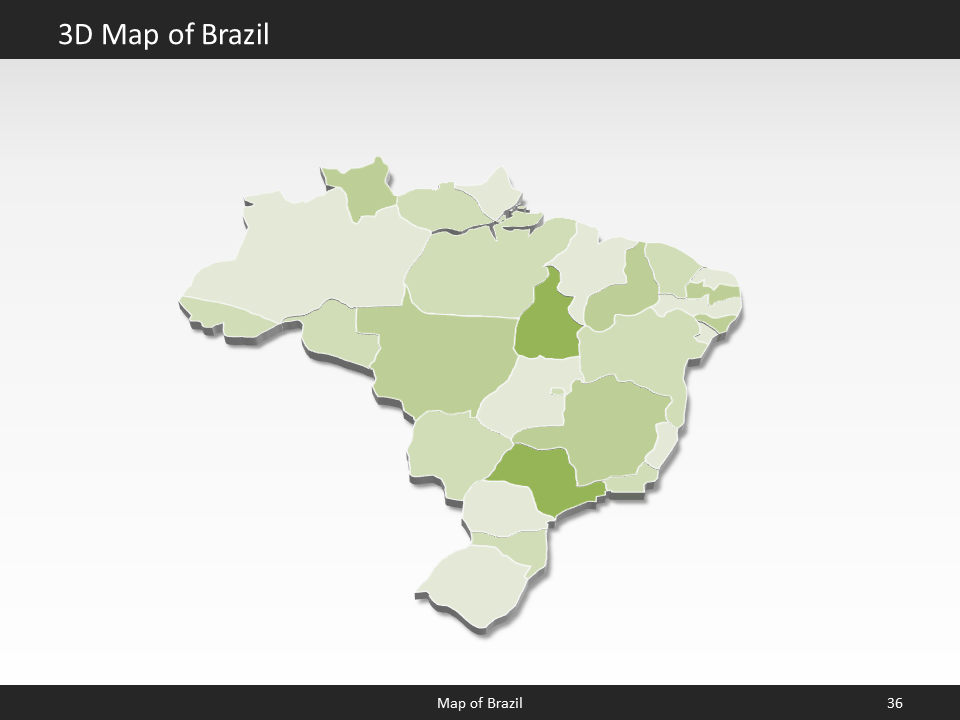 powerpoint map brazil