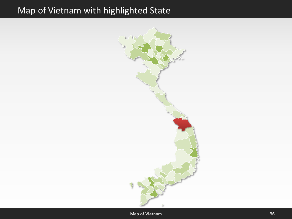 powerpoint map vietnam