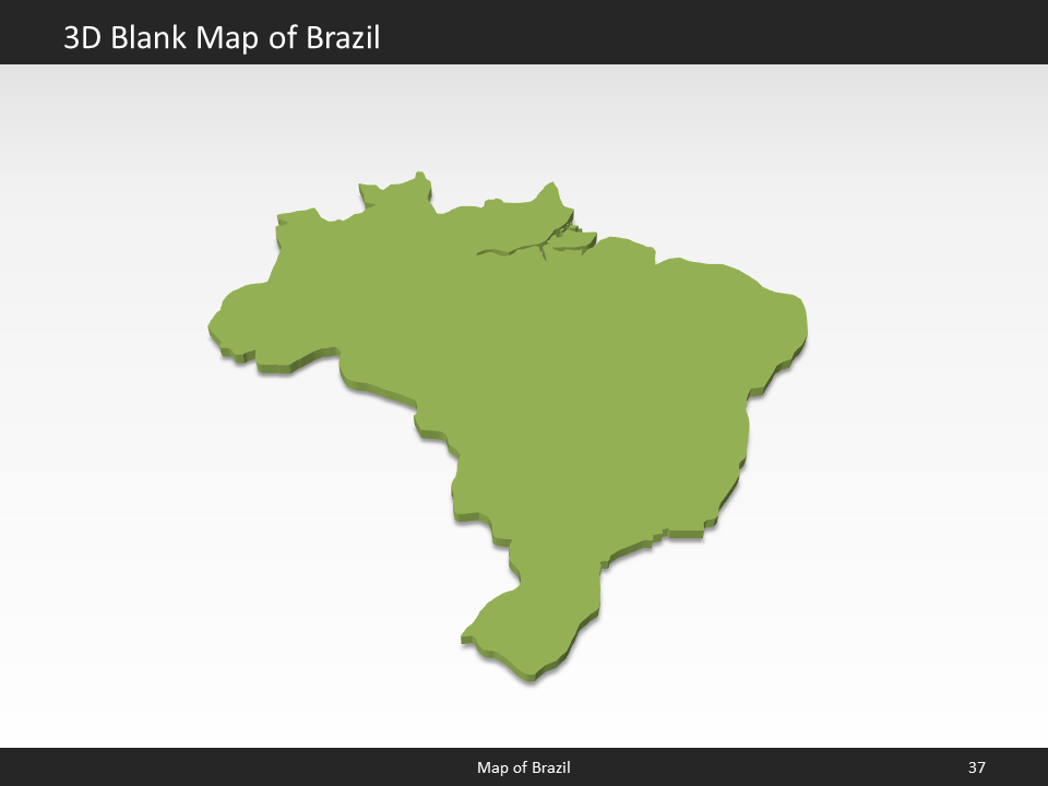 powerpoint map brazil