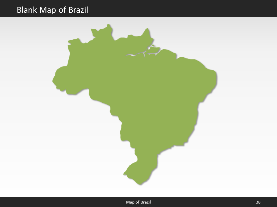 powerpoint map brazil