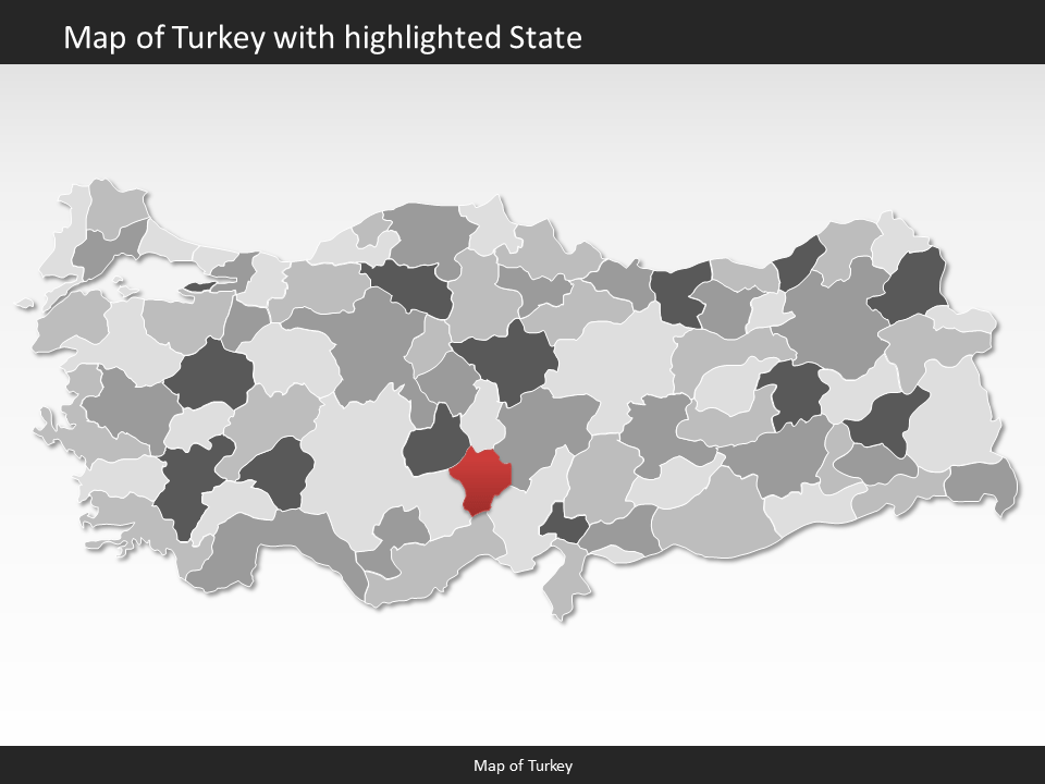 powerpoint map turkey
