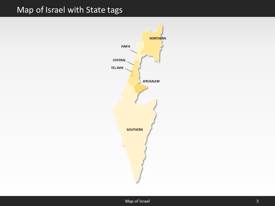powerpoint map israel