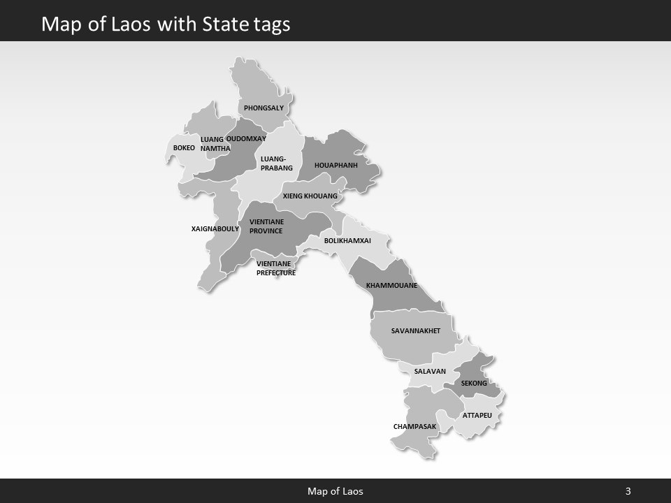 powerpoint map laos