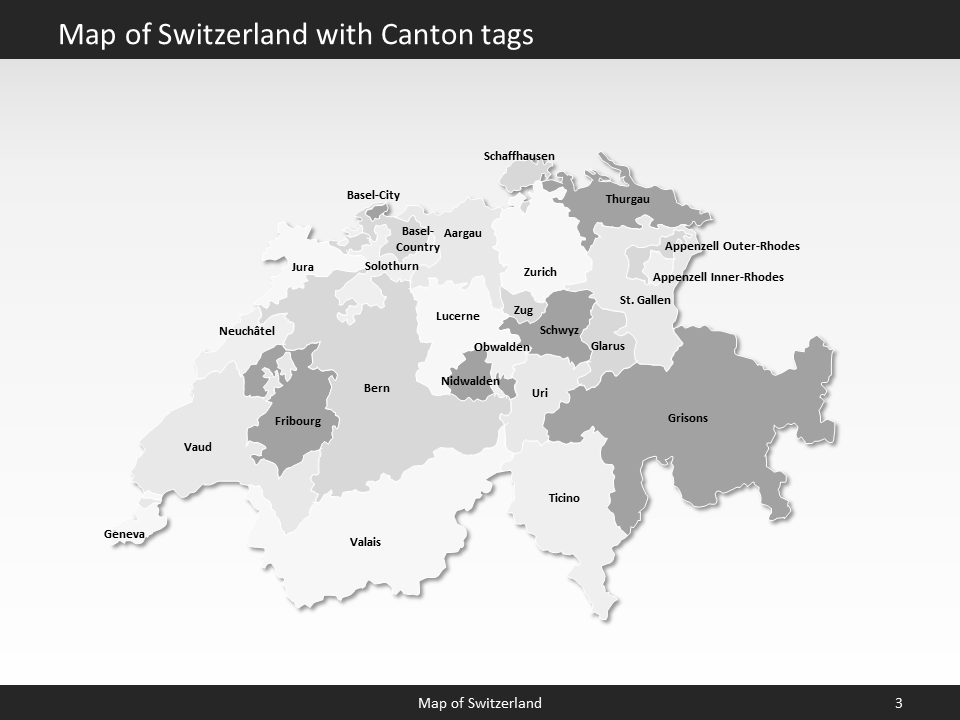 powerpoint map switzerland