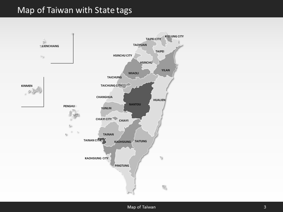 powerpoint map taiwan
