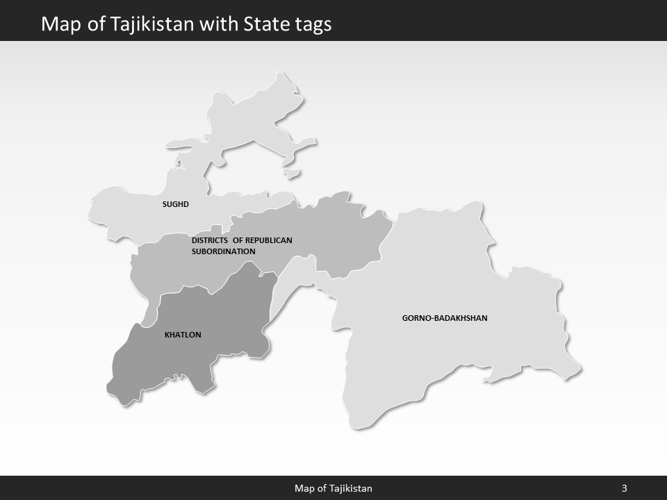powerpoint map tajikistan