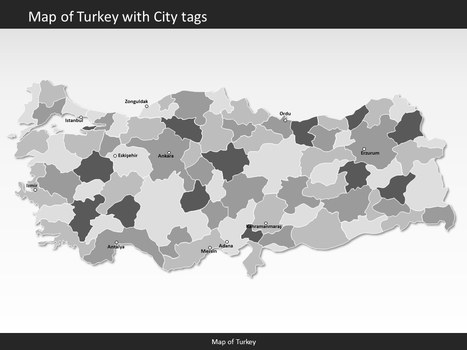 powerpoint map turkey