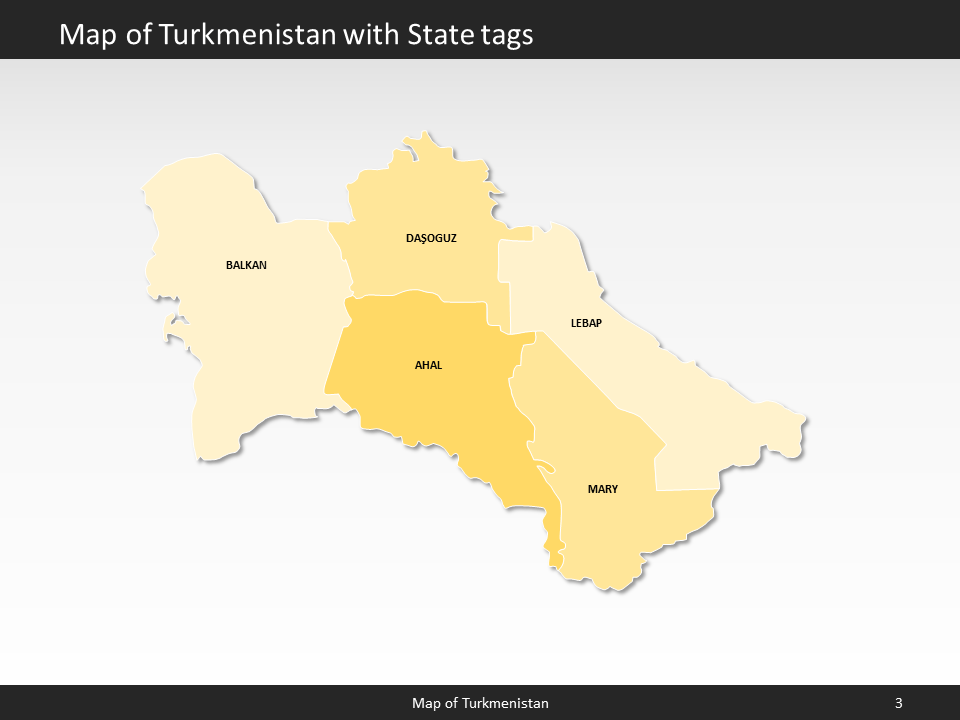 powerpoint map turkmensitan