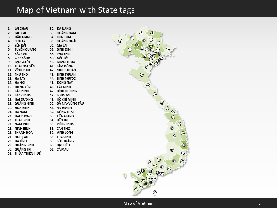 powerpoint map vietnam