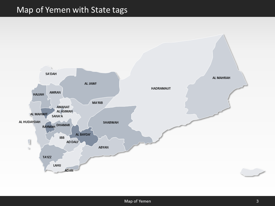 powerpoint map yemen