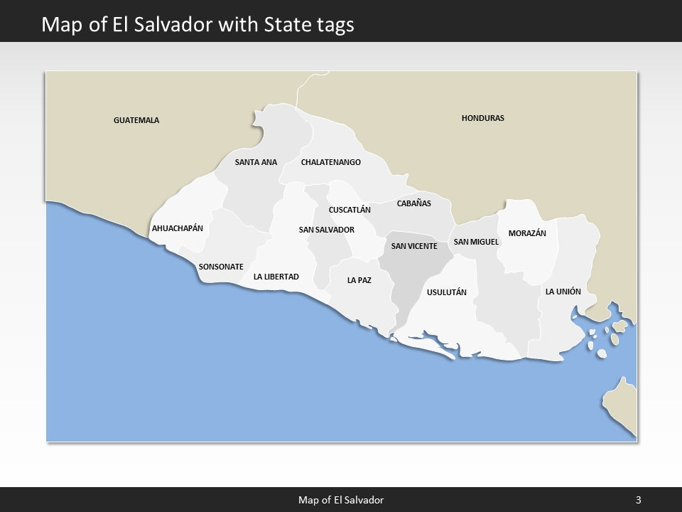 powerpoint map el salvador