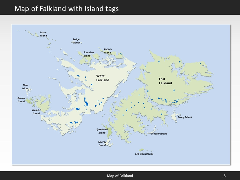 powerpoint map falkland islands