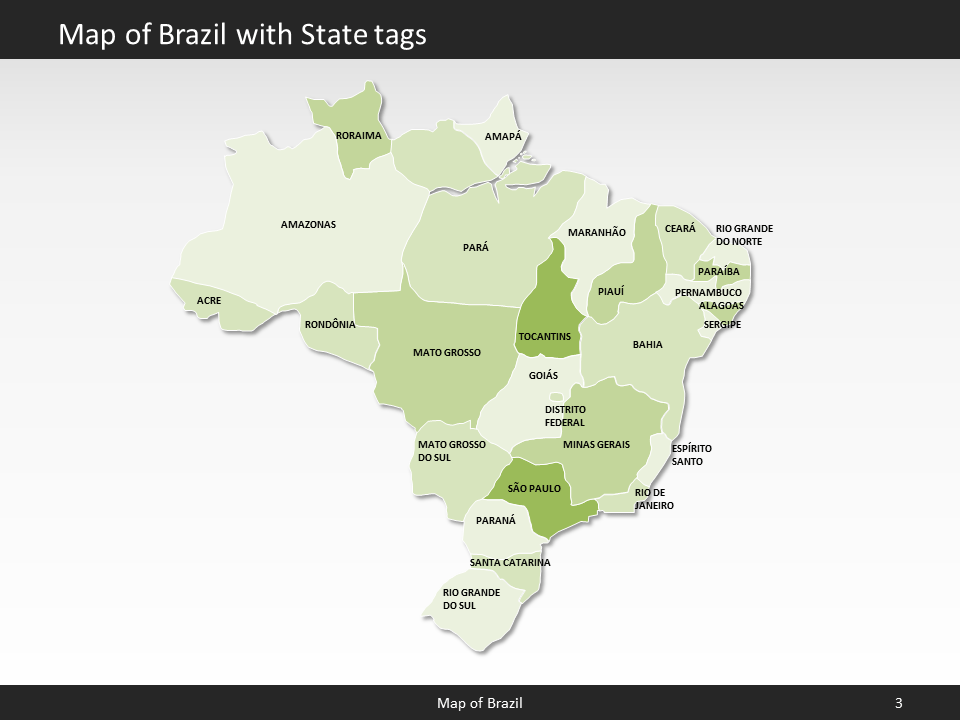 powerpoint map brazil