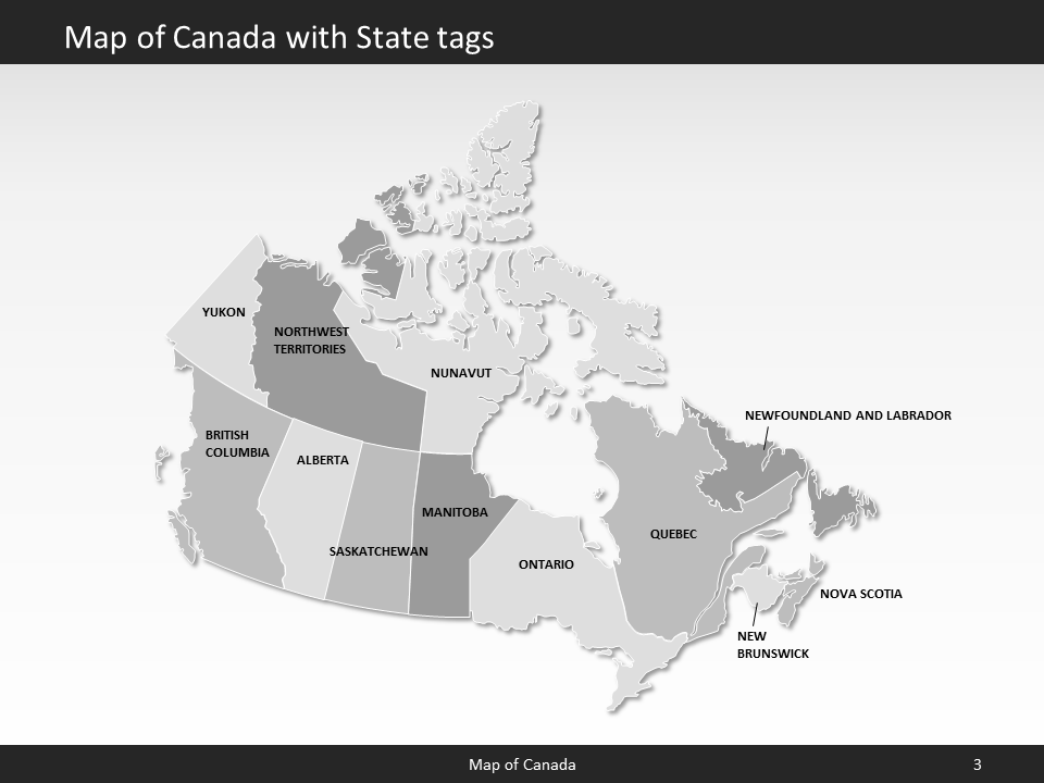 powerpoint map canada