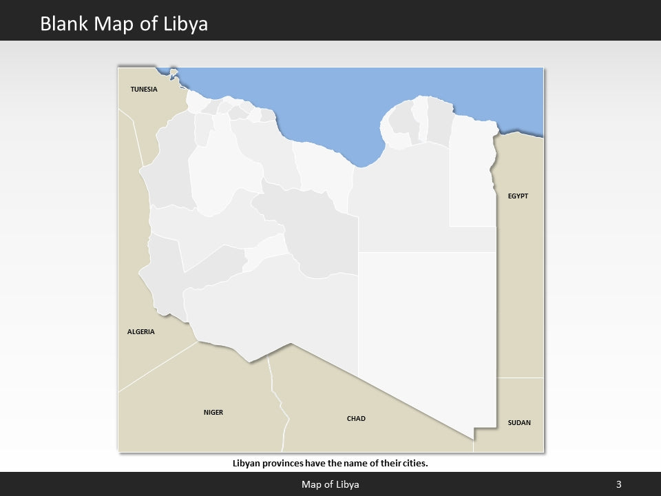 powerpoint map libya