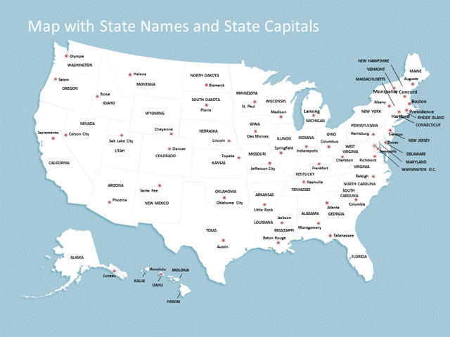 powerpoint map usa