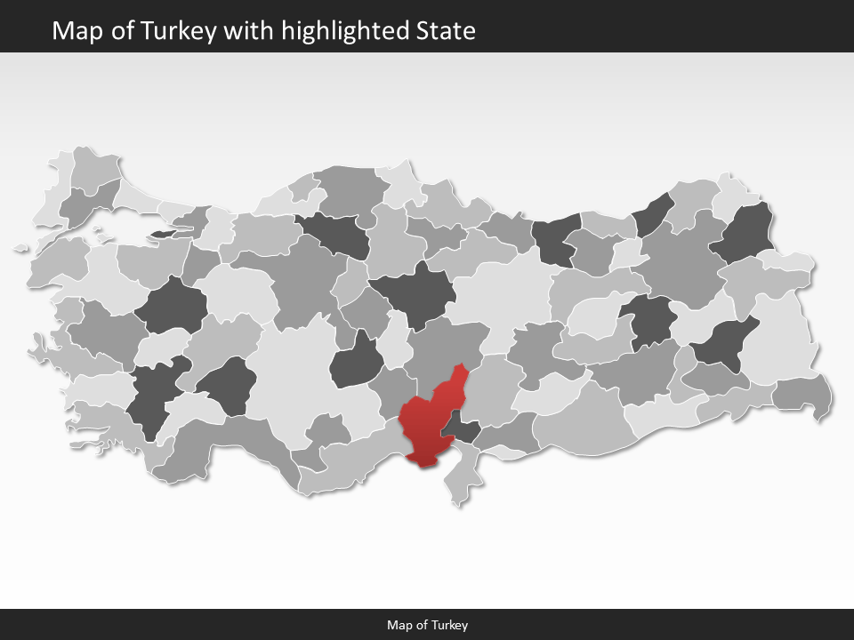 powerpoint map turkey