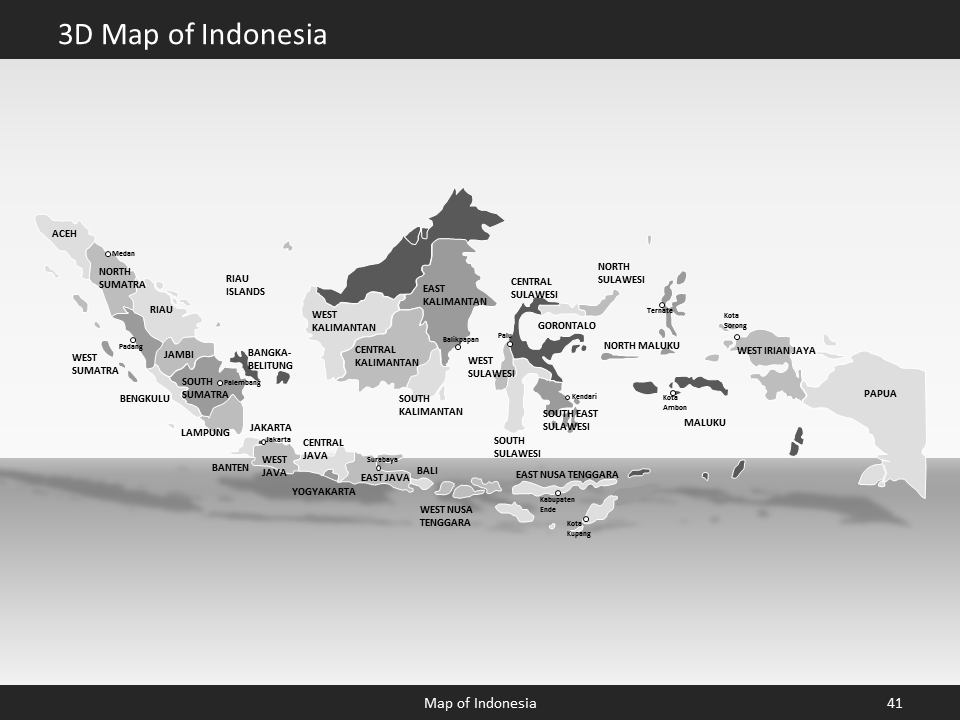 powerpoint map indonesia