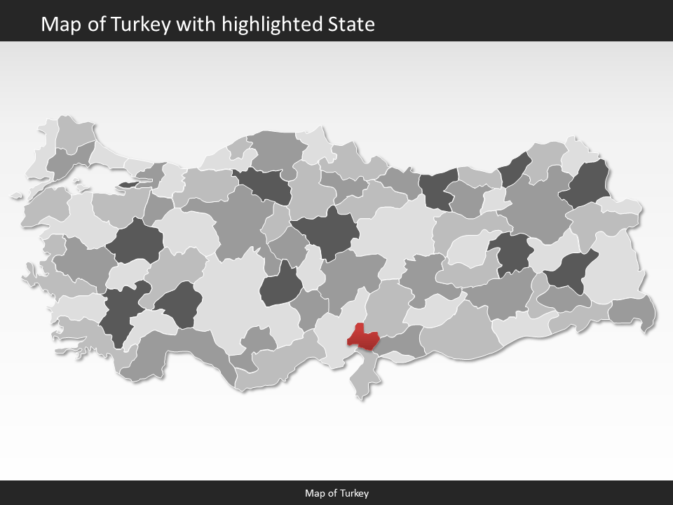 powerpoint map turkey