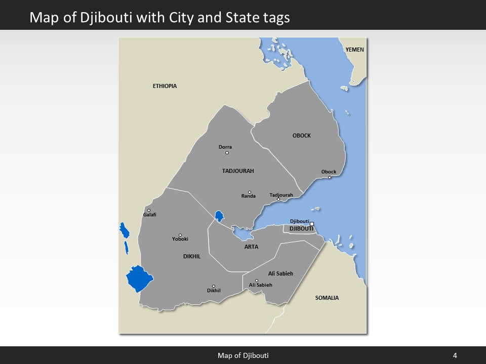 powerpoint map djibouti
