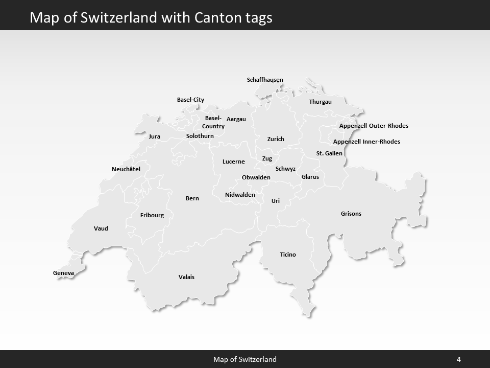 powerpoint map switzerland