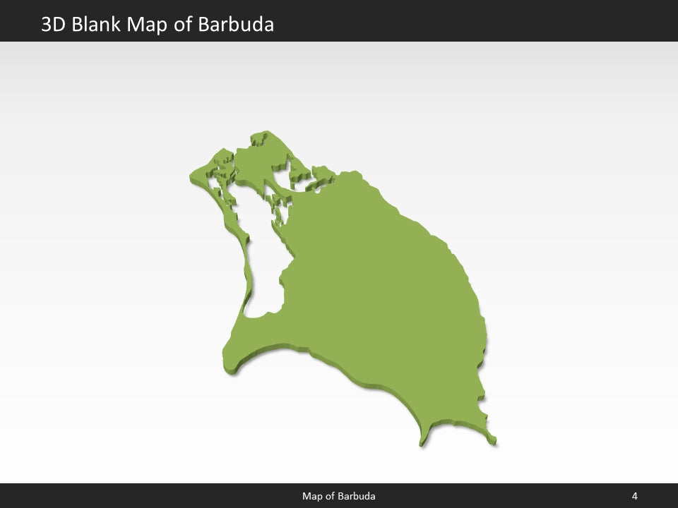 powerpoint map antigua and barbuda
