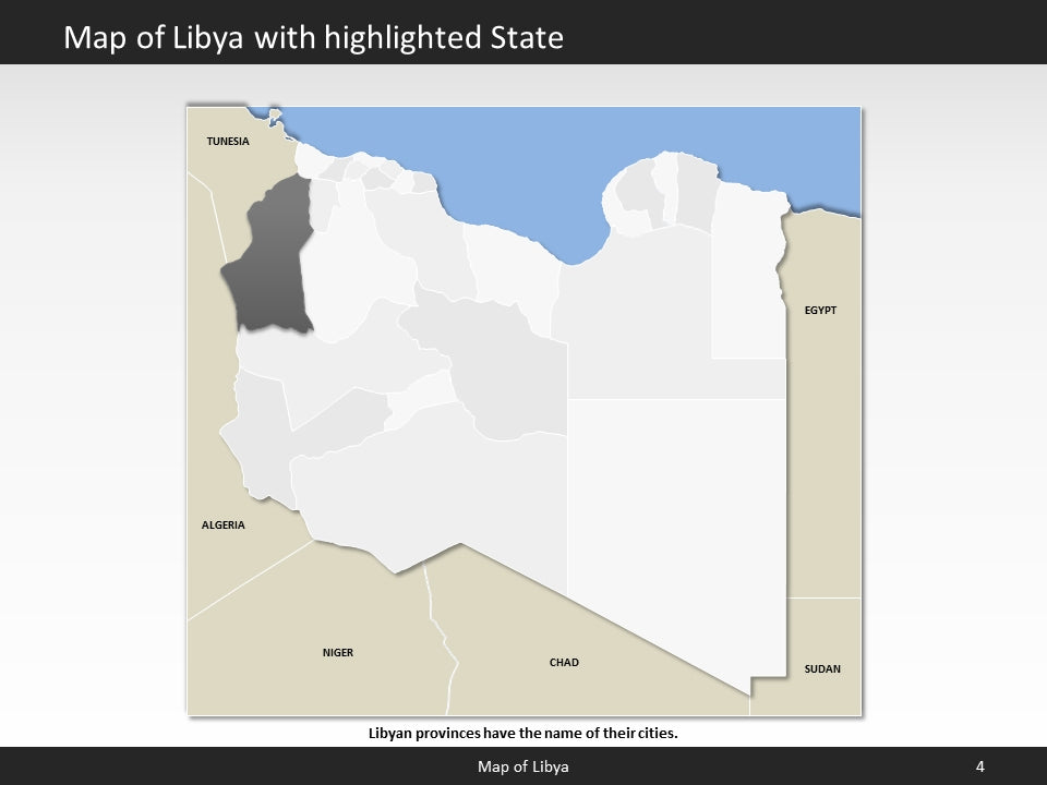 powerpoint map libya