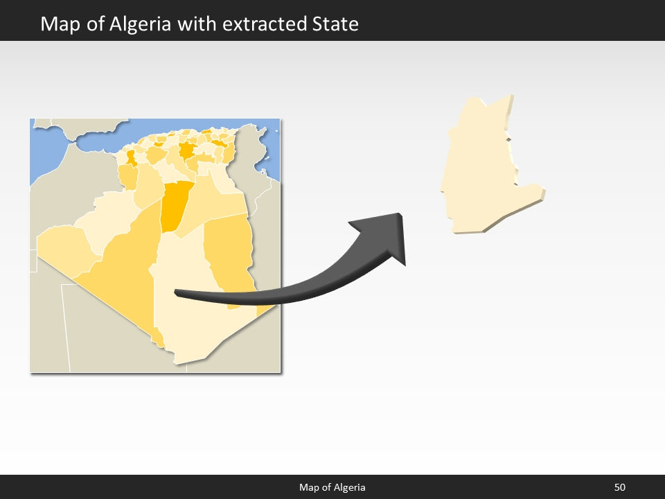 powerpoint map algeria