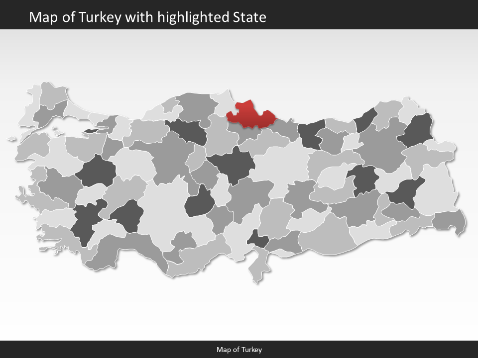powerpoint map turkey