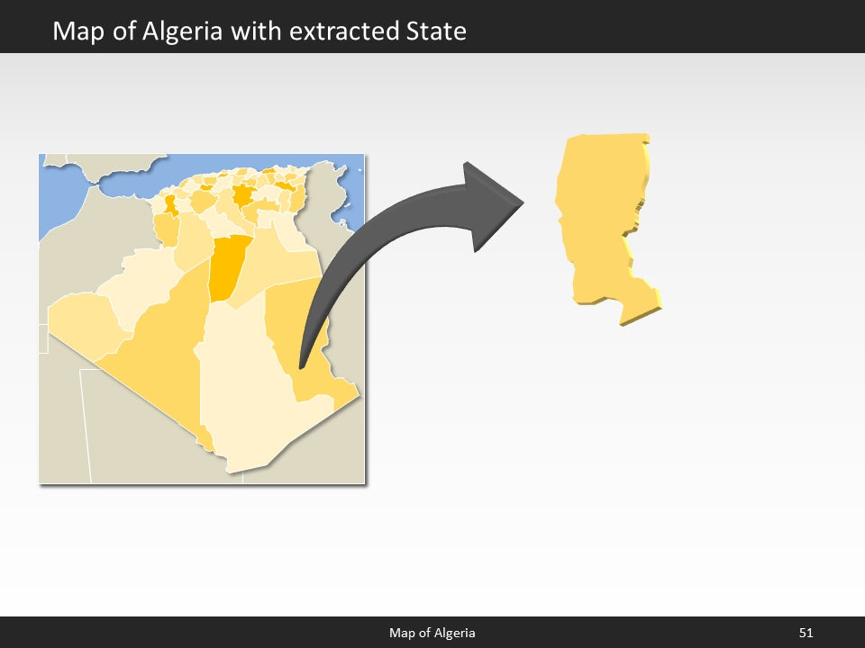 powerpoint map algeria