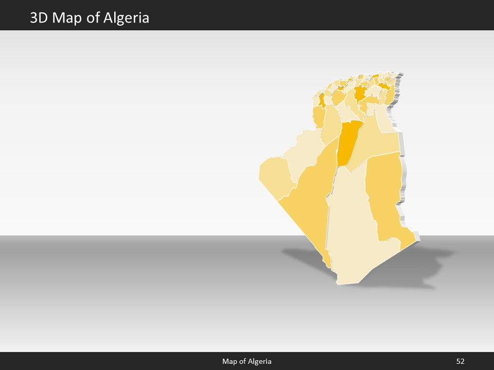 powerpopowerpoint map algeriaint map algeria
