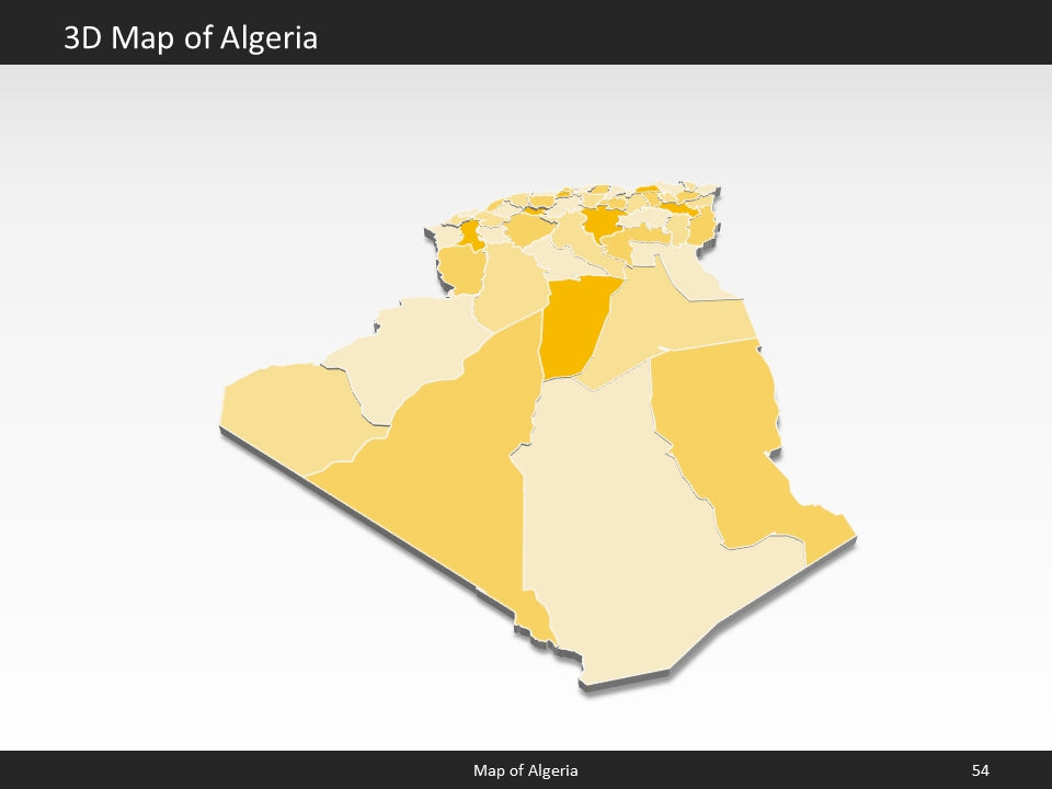 powerpoint map algeria