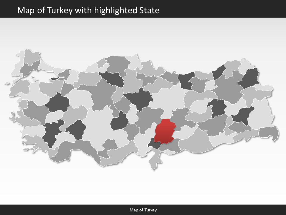 powerpoint map turkey