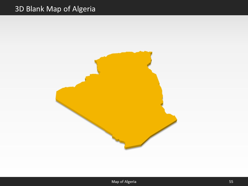 powerpoint map algeria