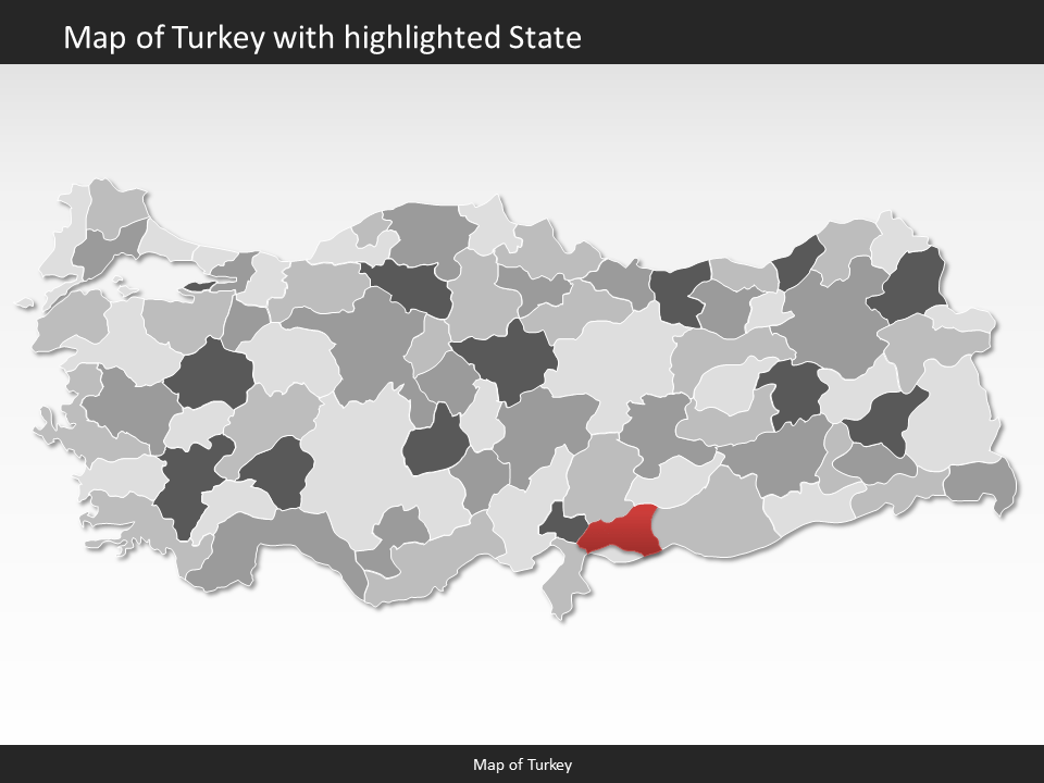 powerpoint map turkey