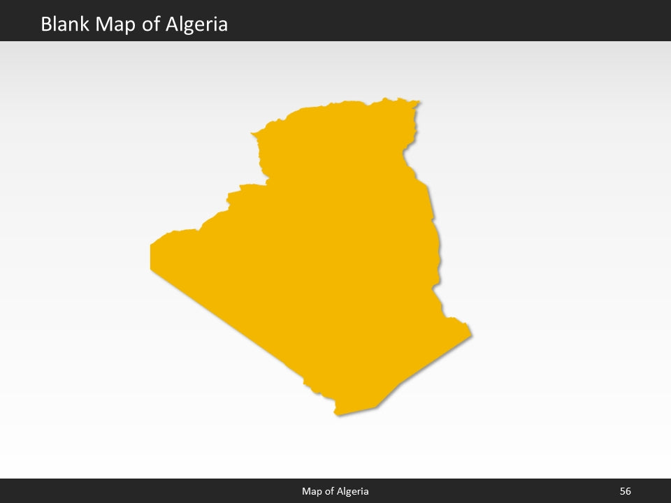 powerpoint map algeria