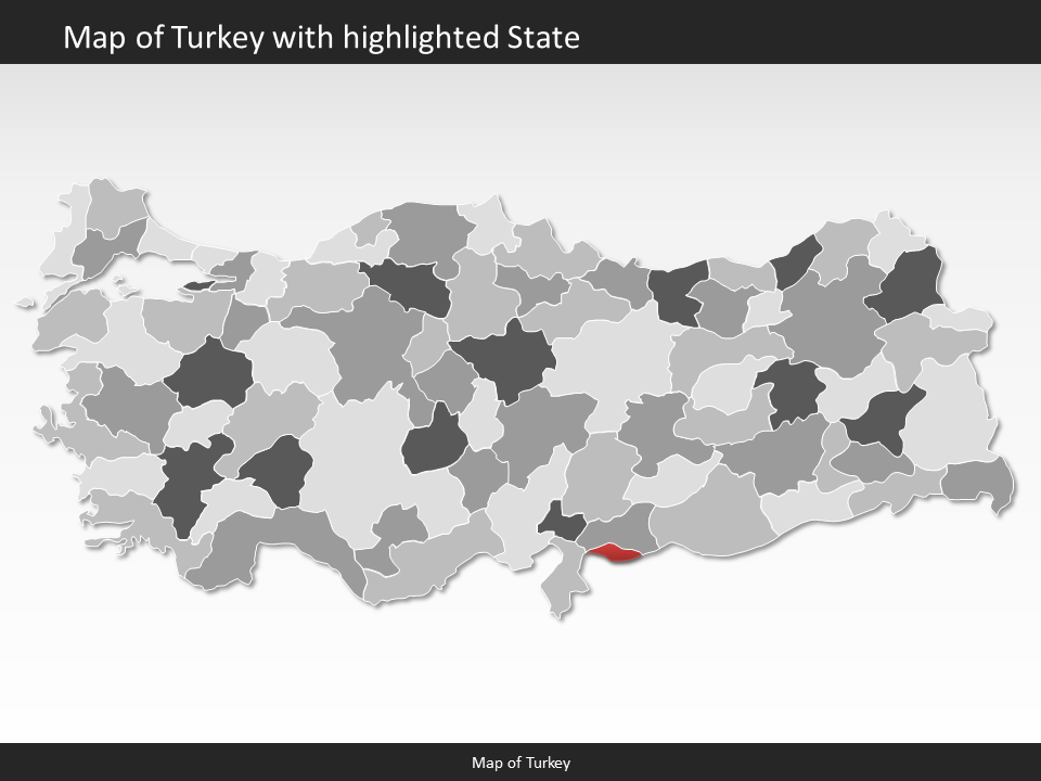 powerpoint map turkey