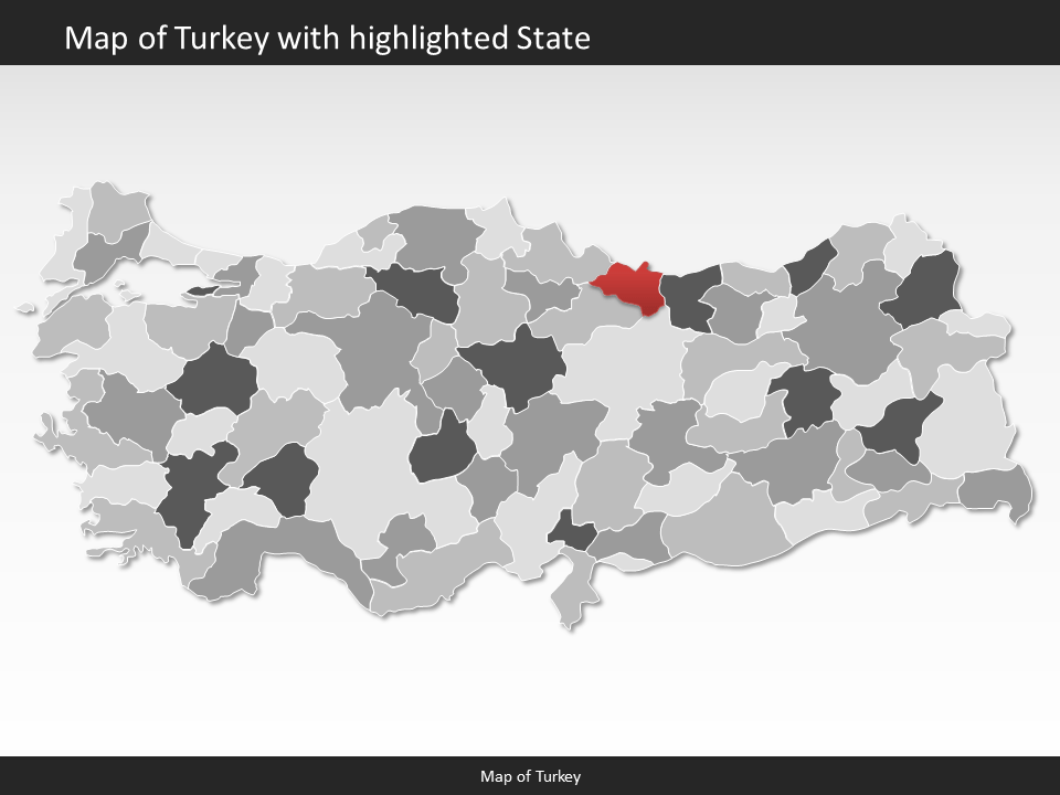 powerpoint map turkey