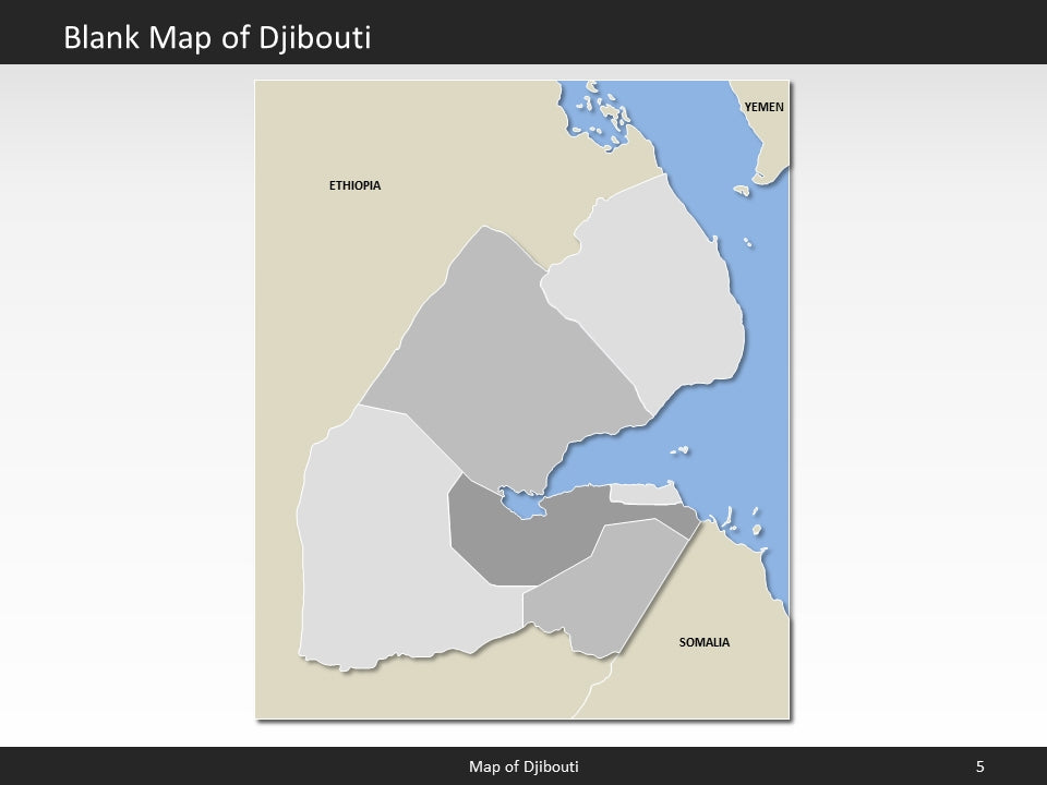 powerpoint map djibouti