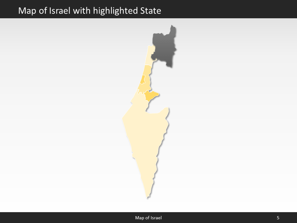 powerpoint map israel