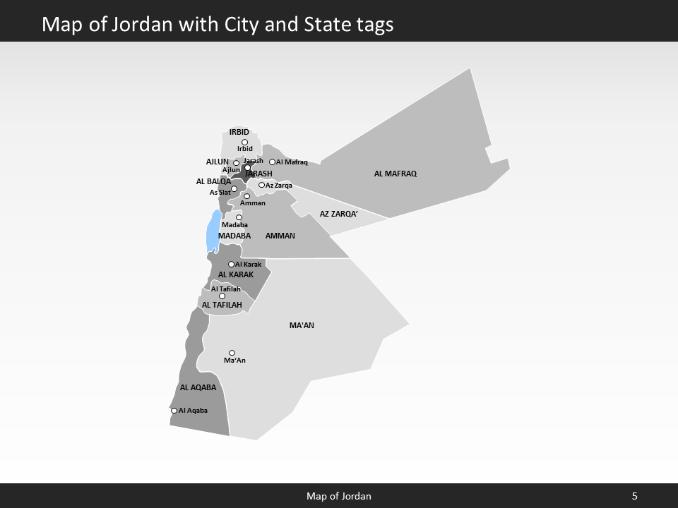 powerpoint map jordan